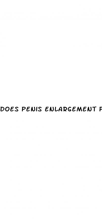 does penis enlargement pump work
