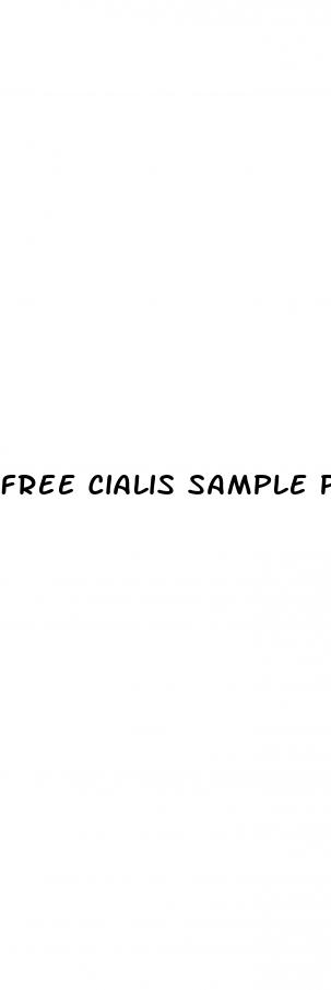 free cialis sample pack