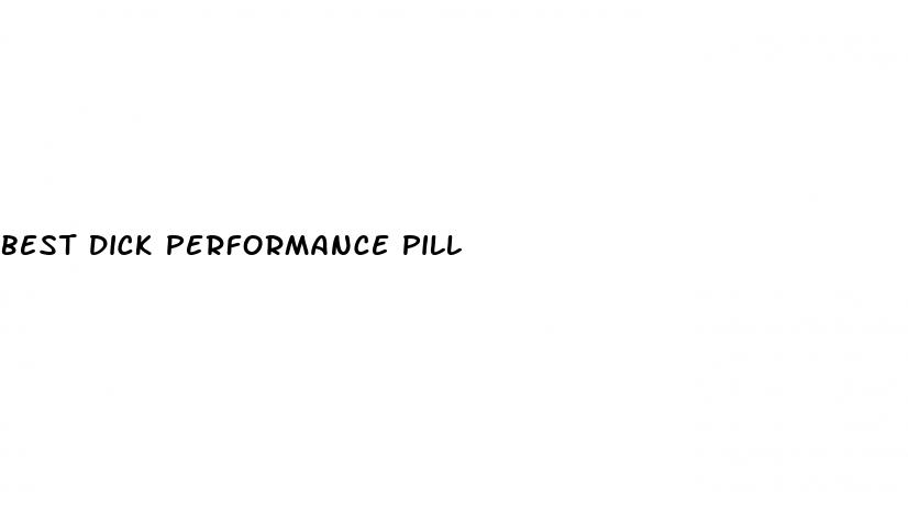 best dick performance pill