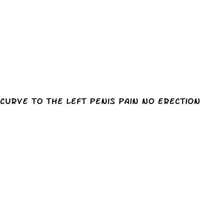 curve to the left penis pain no erection