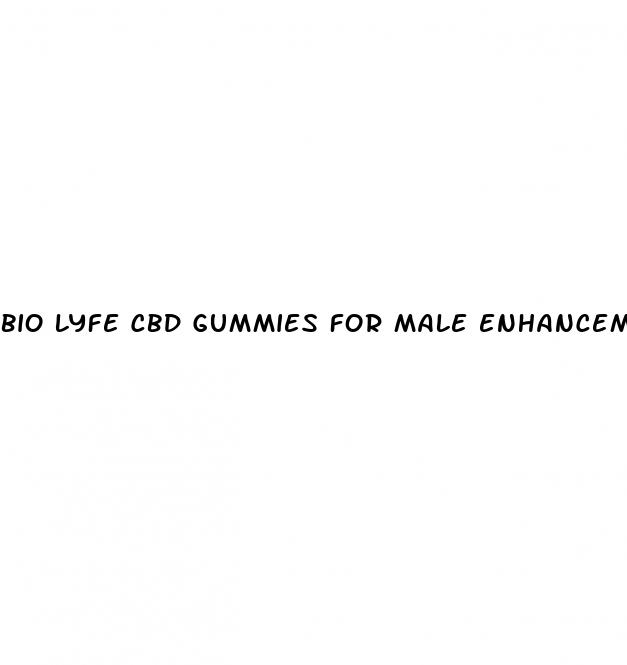 bio lyfe cbd gummies for male enhancement
