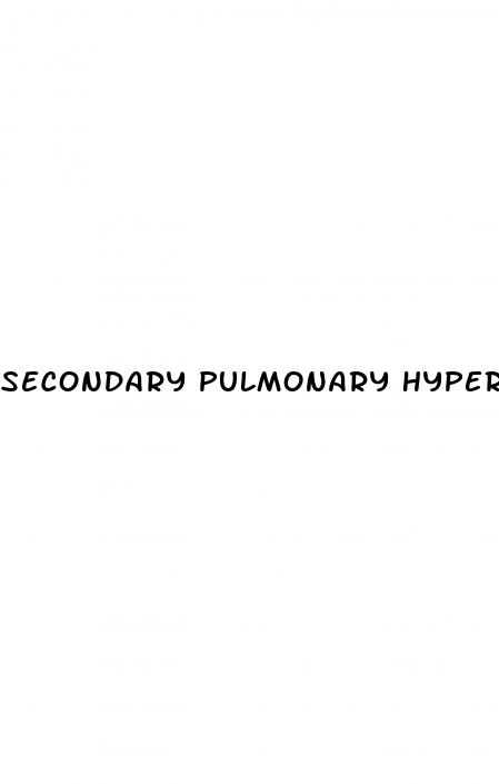 secondary pulmonary hypertension