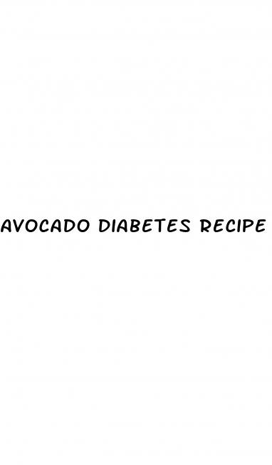 avocado diabetes recipe
