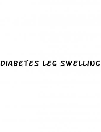 diabetes leg swelling