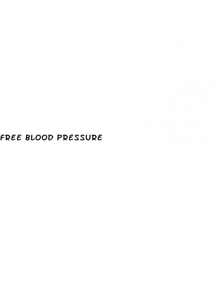free blood pressure