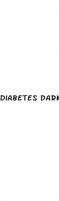diabetes darkening skin