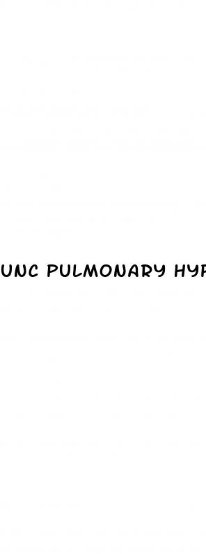 unc pulmonary hypertension