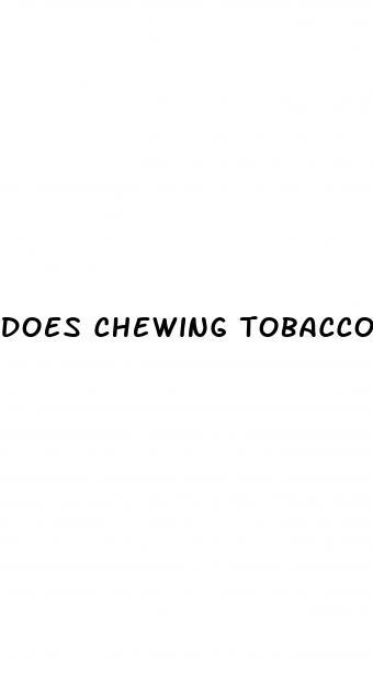 does chewing tobacco raise blood pressure
