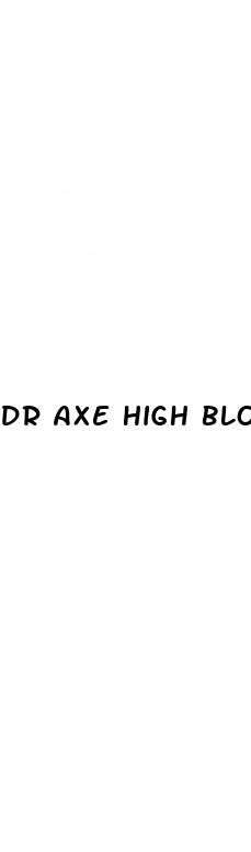 dr axe high blood pressure