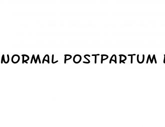 normal postpartum blood pressure