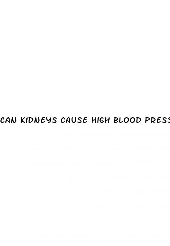 can kidneys cause high blood pressure