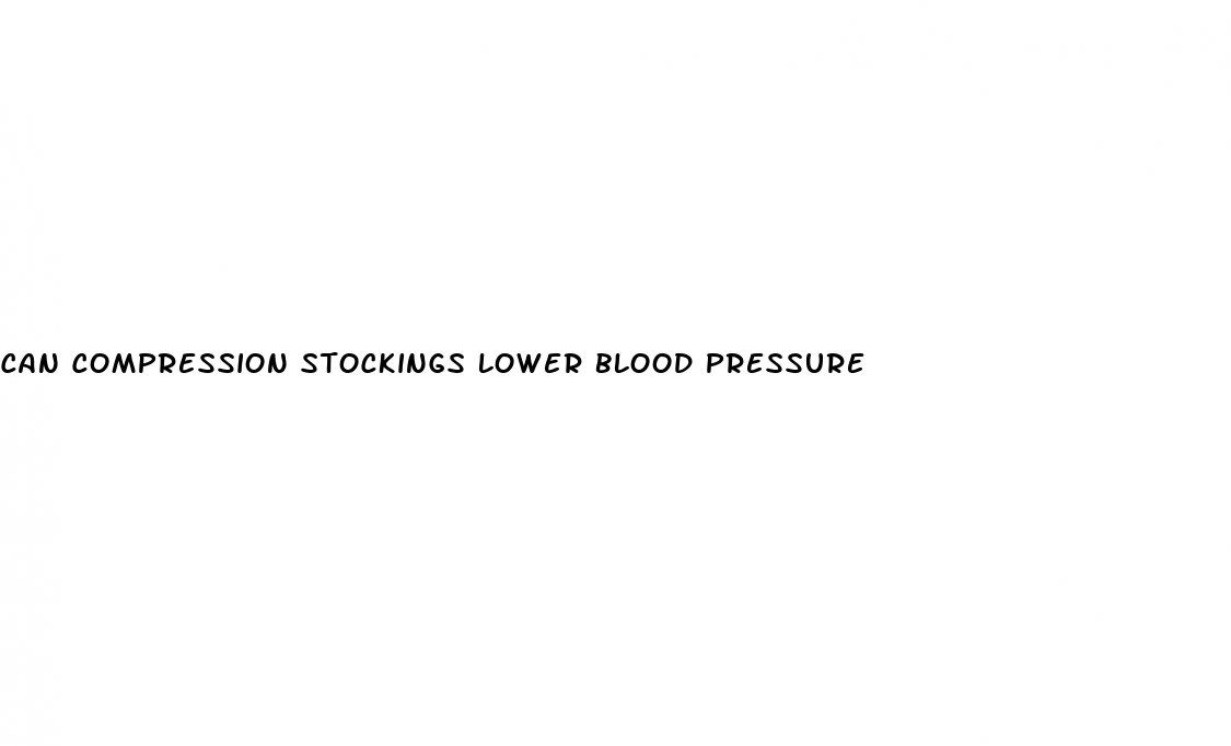 can compression stockings lower blood pressure