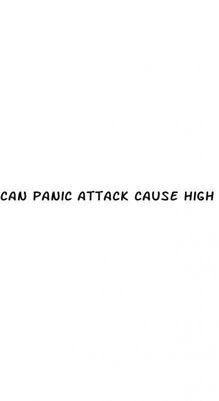 can panic attack cause high blood pressure