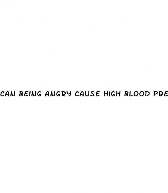 can being angry cause high blood pressure