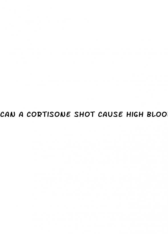 can a cortisone shot cause high blood pressure