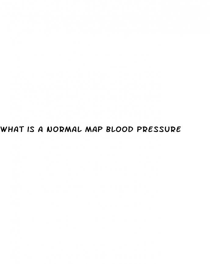 what is a normal map blood pressure