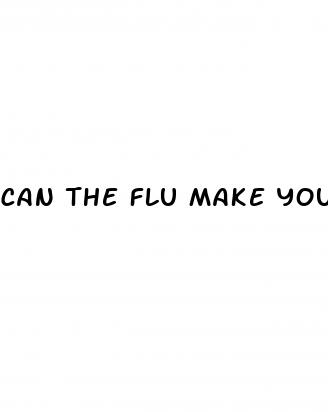 can the flu make your blood pressure go up