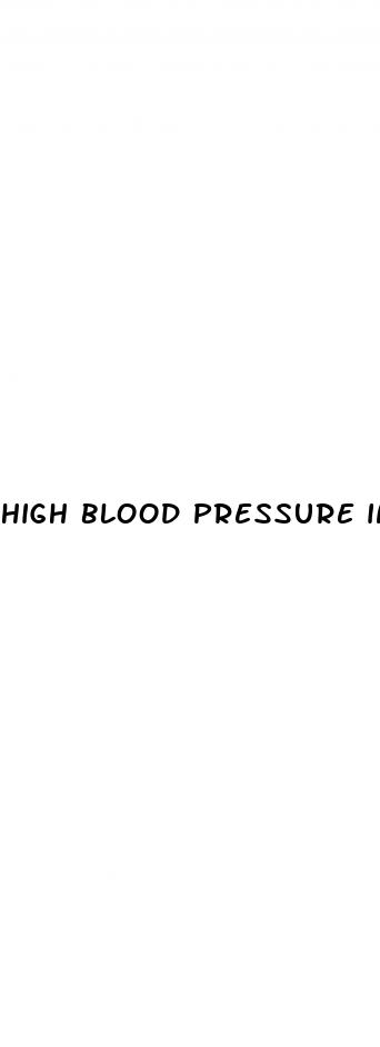 high blood pressure infection