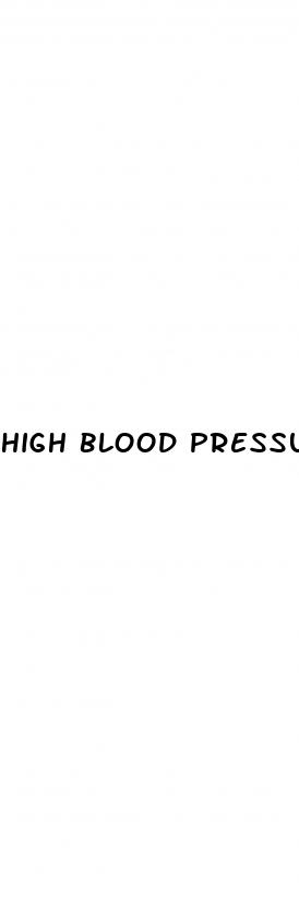 high blood pressure stress