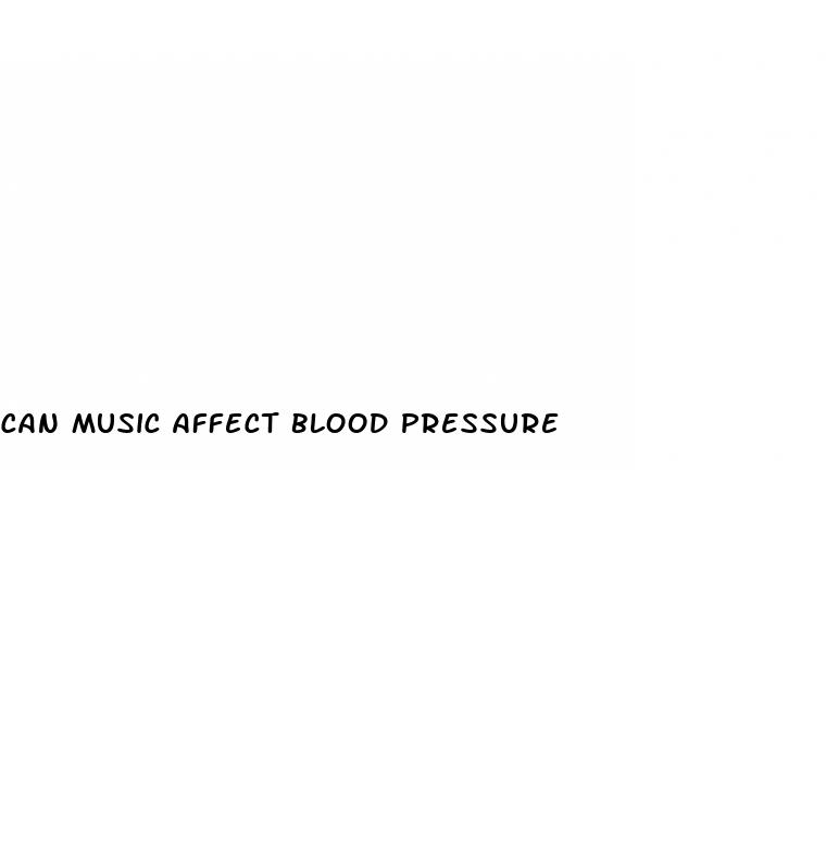 can music affect blood pressure
