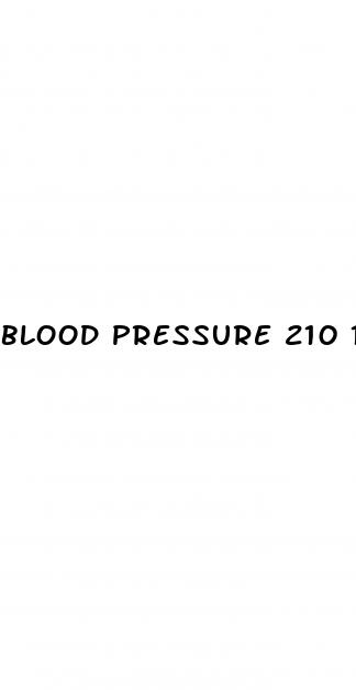 blood pressure 210 110