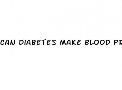 can diabetes make blood pressure high