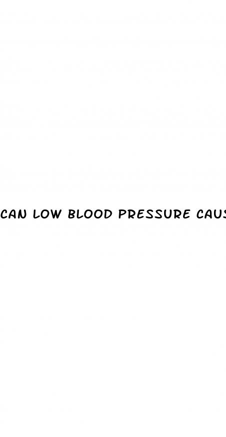 can low blood pressure cause blue lips