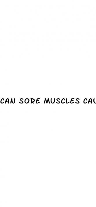 can sore muscles cause high blood pressure