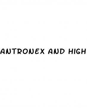 antronex and high blood pressure