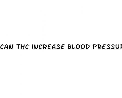 can thc increase blood pressure