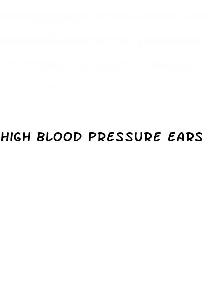 high blood pressure ears ringing