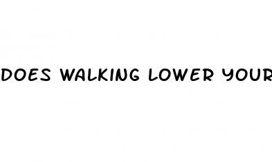 does walking lower your blood pressure