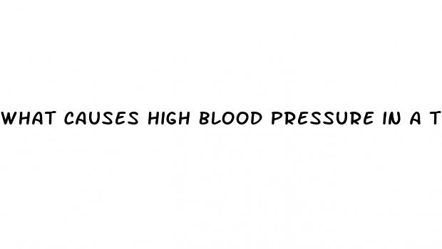 what causes high blood pressure in a thin person