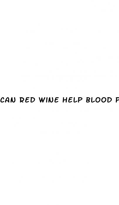 can red wine help blood pressure