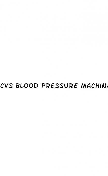 cvs blood pressure machine free
