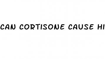 can cortisone cause high blood pressure