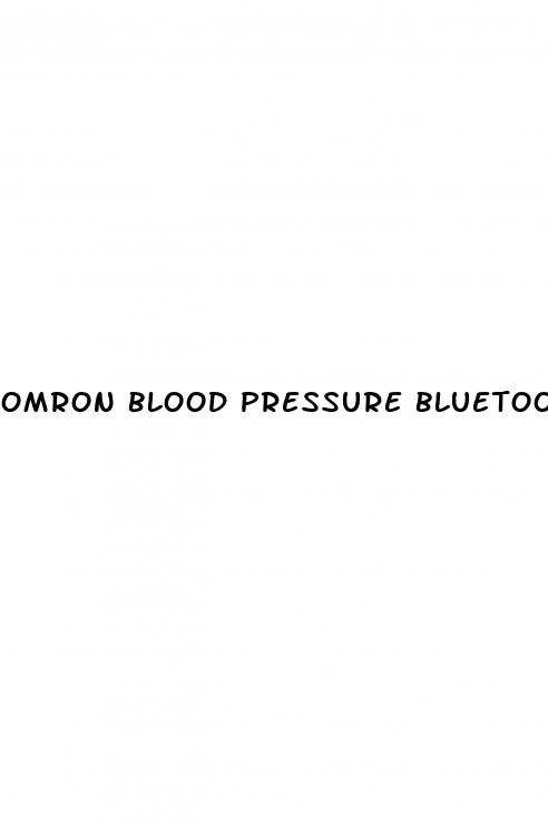 omron blood pressure bluetooth