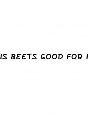 is beets good for high blood pressure