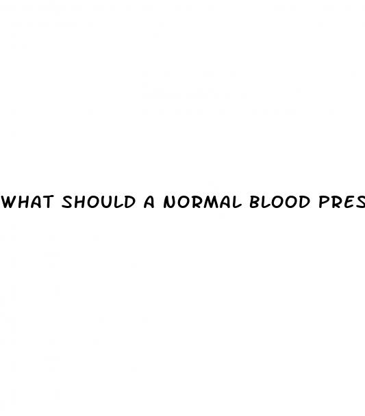 what should a normal blood pressure