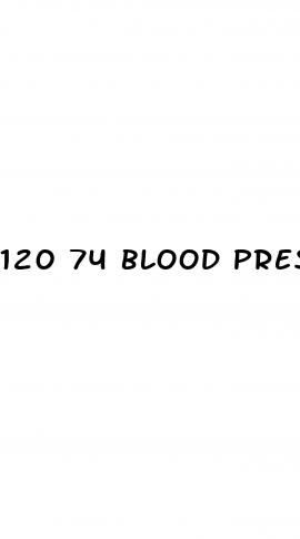 120 74 blood pressure