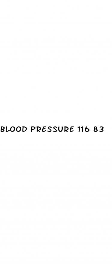 blood pressure 116 83