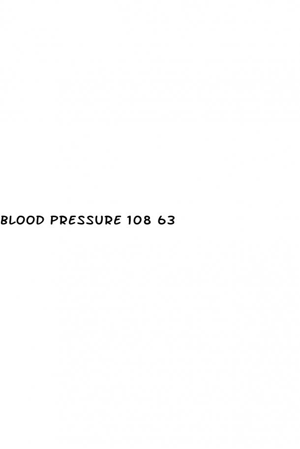 blood pressure 108 63