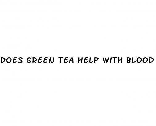 does green tea help with blood pressure