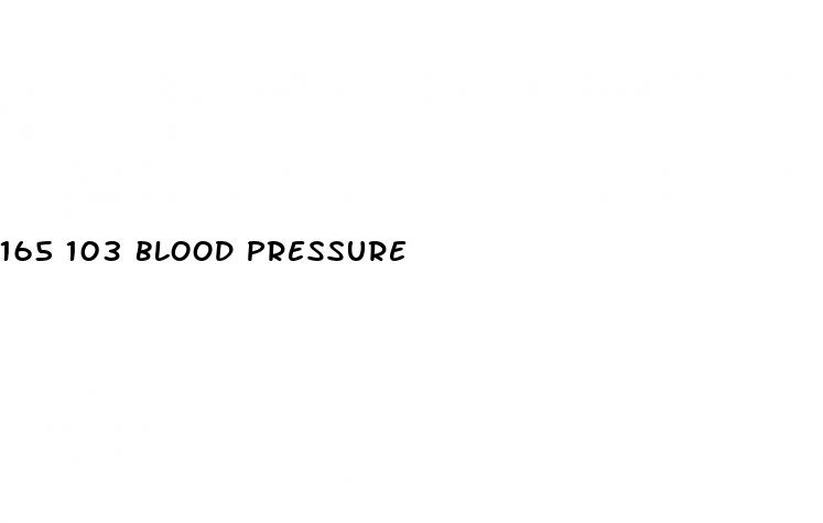 165 103 blood pressure