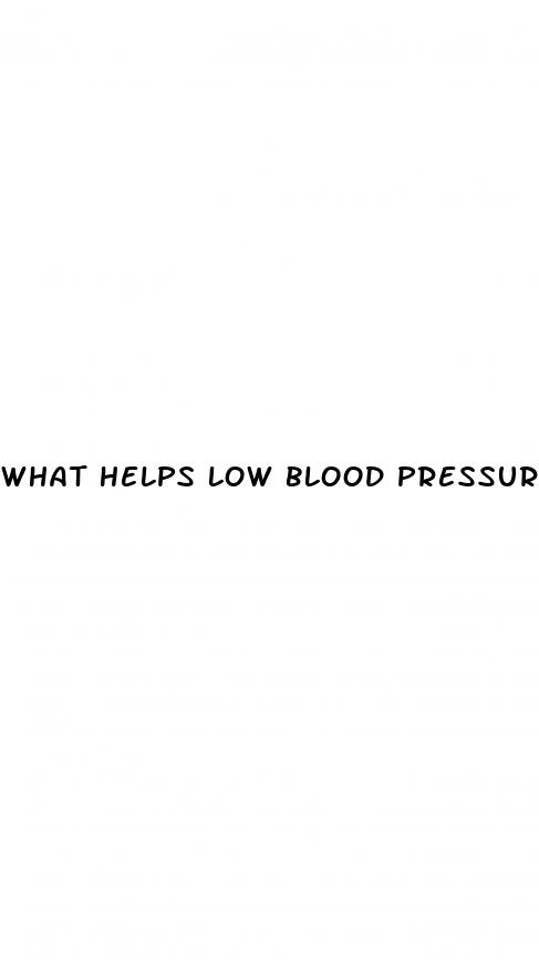 what helps low blood pressure during pregnancy