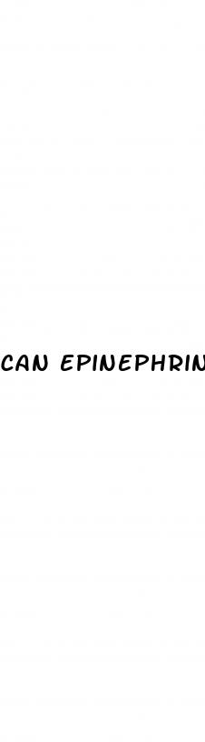 can epinephrine cause high blood pressure