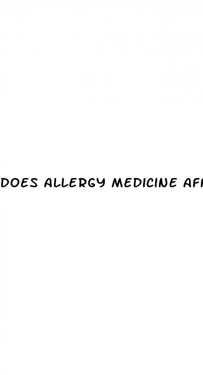 does allergy medicine affect blood pressure