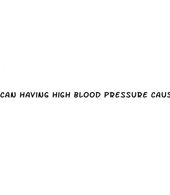 can having high blood pressure cause erectile dysfunction