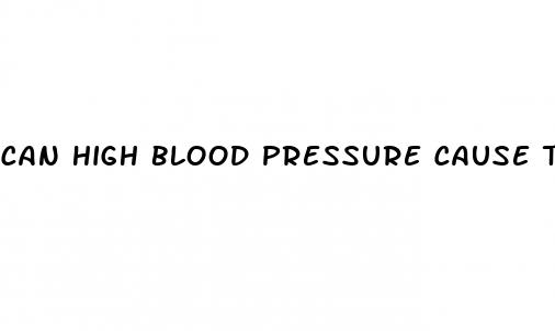 can high blood pressure cause tingling in hands and feet