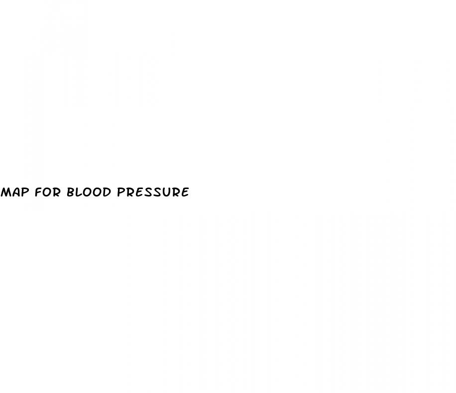 map for blood pressure
